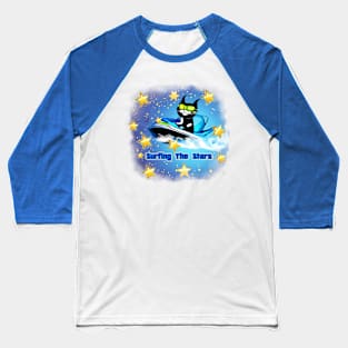 Surfing The Stars Baseball T-Shirt